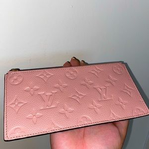 💗 Rose Poudre Empreinte Leather Insert 💗